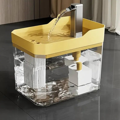 Automatic Pet Water Dispenser and Cat Drinking Fountain, USB-Powered, Ultra-Quiet Design, No Batteries Required