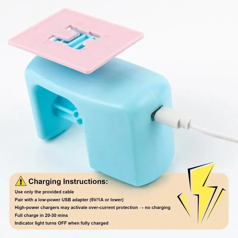 Interactive Automatic Electric Cat Toy with Rechargeable Bungee Rope and Slushy Ball for Indoor Use - Alleviates Loneliness
