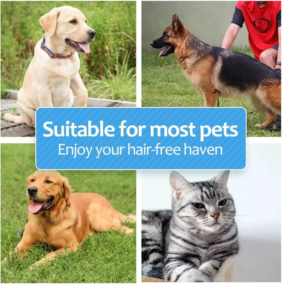 【Summervibes】Pet Grooming Brush-Double Sided Hurtless Shedding and Dematting Undercoat Rake Comb for Dogs and Cats, No More Nasty Shedding or Flying Hair