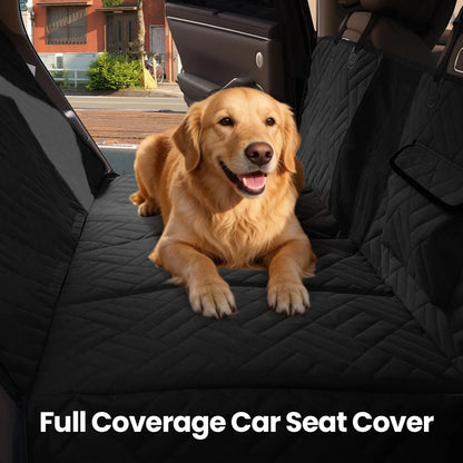 【Tiktokshopstockup】 Waterproof Dog Car Seat Cover, Hard Bottom Back Seat Protector for Dogs, Anti-Slip, Easy to Clean, Mesh Window, Fits Most Vehicles Summervibes Petlovers