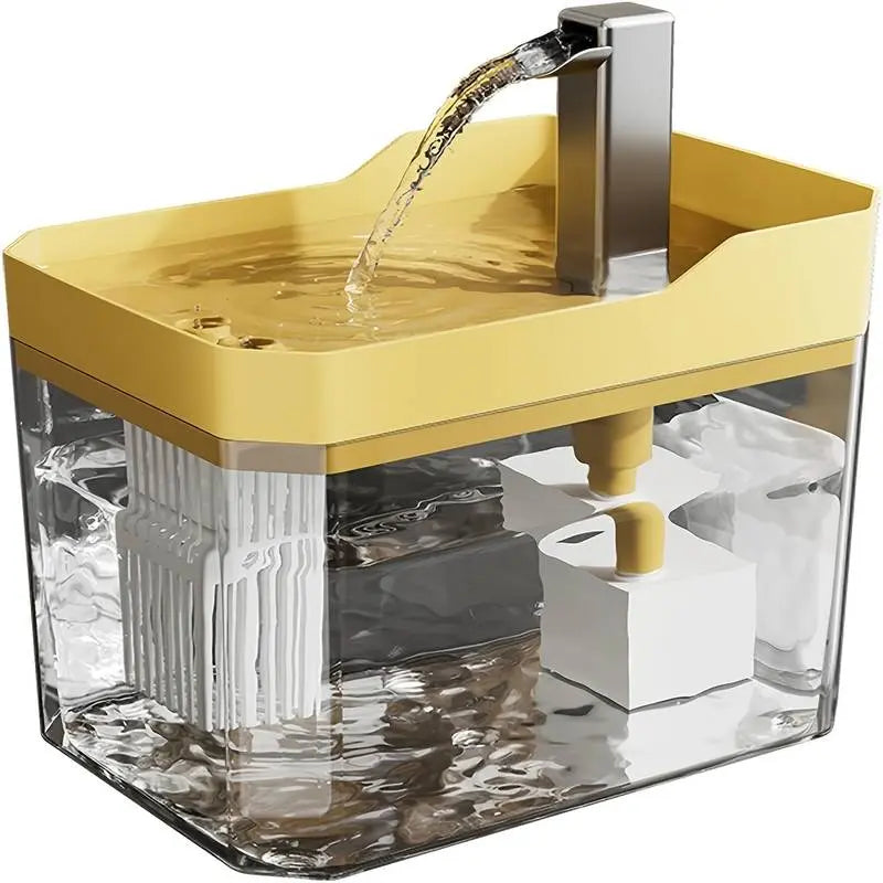 Automatic Pet Water Dispenser and Cat Drinking Fountain, USB-Powered, Ultra-Quiet Design, No Batteries Required